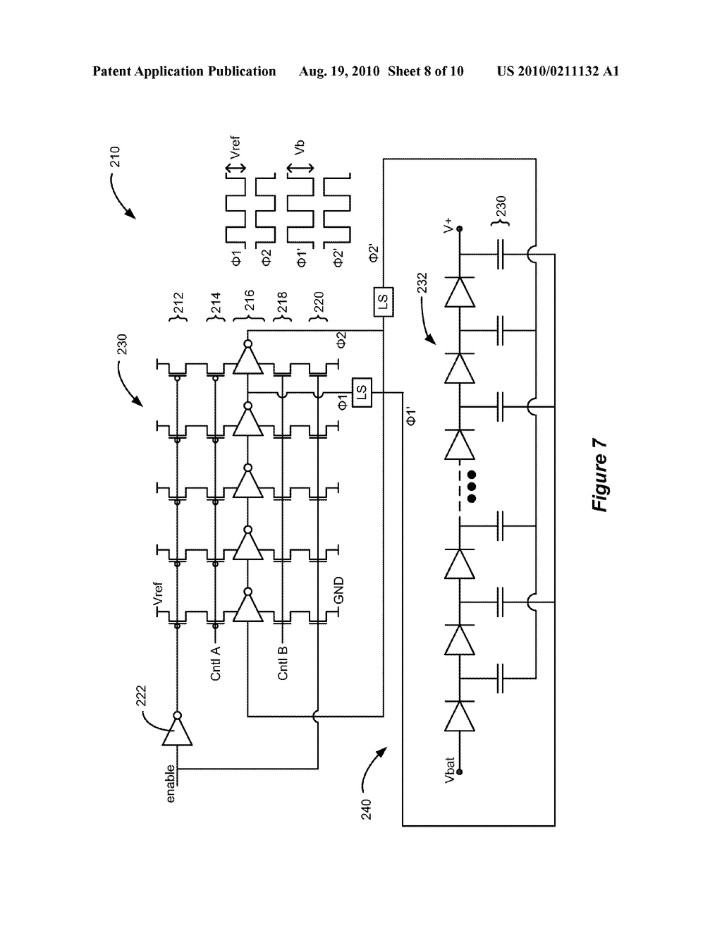 Selectable Boost Converter and Charge Pump for Compliance Voltage Generation in an Implantable Stimulator Device - diagram, schematic, and image 09