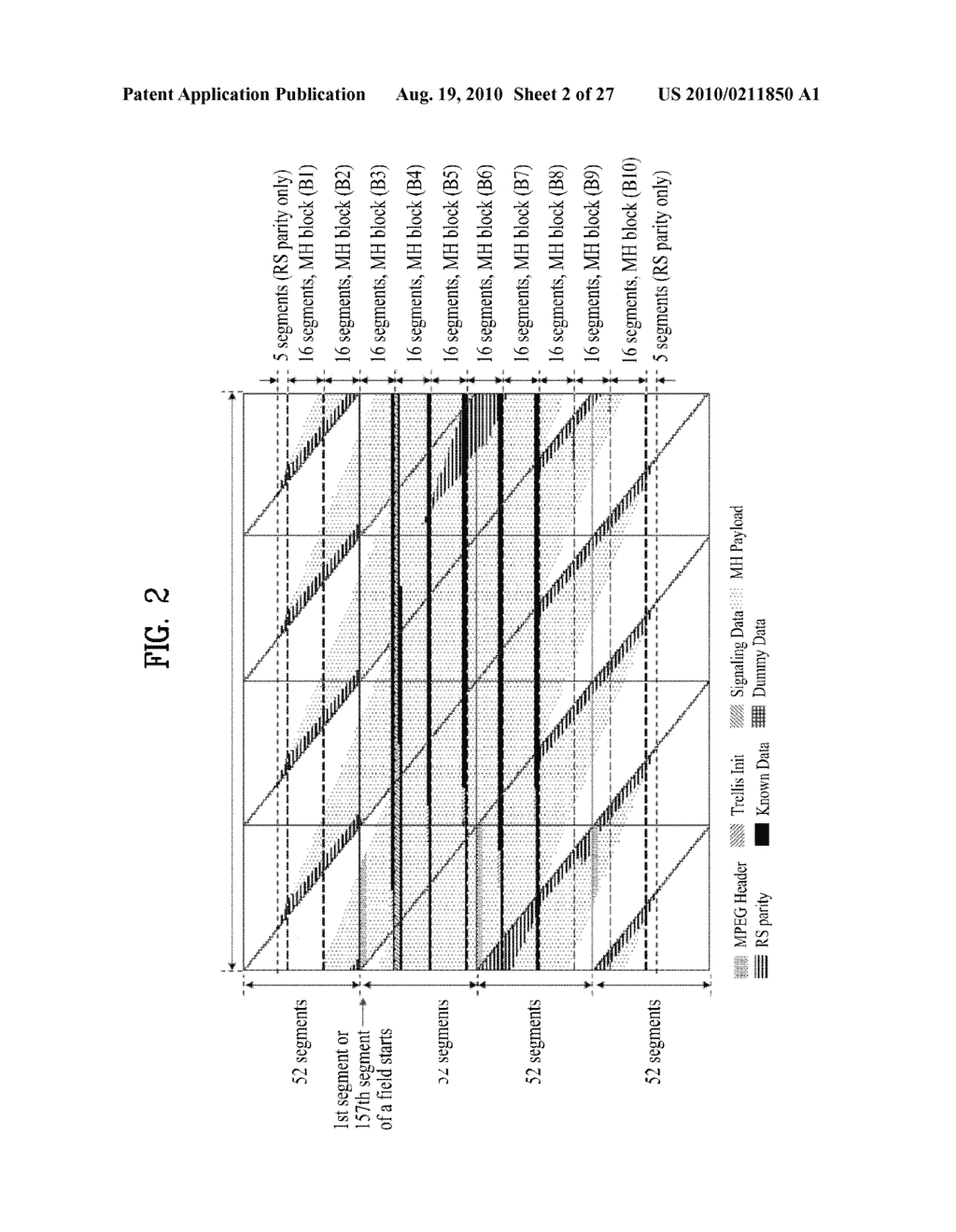 DIGITAL BROADCASTING SYSTEM AND METHOD OF PROCESSING DATA IN DIGITAL BROADCASTING SYSTEM - diagram, schematic, and image 03