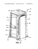 Modular Portable Restroom diagram and image