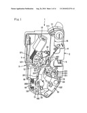 DOOR LATCH DEVICE FOR A MOTOR VEHICLE diagram and image