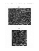 Absorbent sheet having regenerated cellulose microfiber network diagram and image