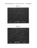 Absorbent sheet having regenerated cellulose microfiber network diagram and image