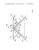 FOLDABLE BRACED PLATFORM FOR MOUNTING ONTO THE RIDGE OF A ROOF diagram and image