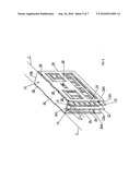 FOLDABLE BRACED PLATFORM FOR MOUNTING ONTO THE RIDGE OF A ROOF diagram and image