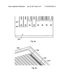 METHOD AND DEVICES FOR FORMING A PLURALITY OF WELLS ON A GEL diagram and image