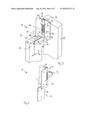 Door hinge and door arrangement diagram and image