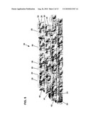 MOLD AND PROCESS FOR FORMING CONCRETE RETAINING WALL BLOCKS diagram and image