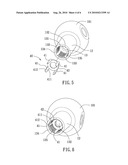 Assembly structure of lever handle and valve plug diagram and image