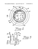 HALOGEN LAMP CAPSULE SUPPORT FOR PLASTIC BASE diagram and image