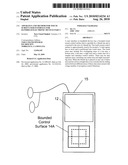 Apparatus and method for touch screen user interface for handheld electronic devices part I diagram and image