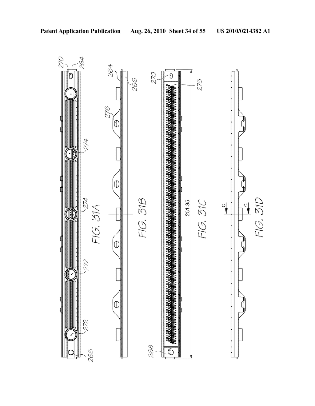 PRINTHEAD CARTRIDGE VALVE ASSEMBLY WITH DIAPHRAGM PRESSURE REGULATOR - diagram, schematic, and image 35