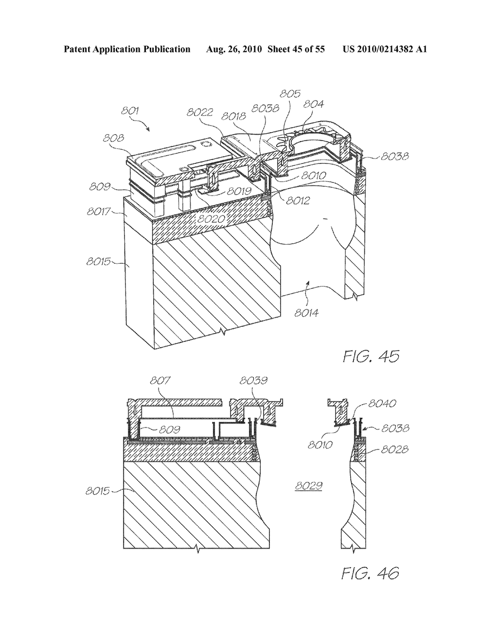 PRINTHEAD CARTRIDGE VALVE ASSEMBLY WITH DIAPHRAGM PRESSURE REGULATOR - diagram, schematic, and image 46