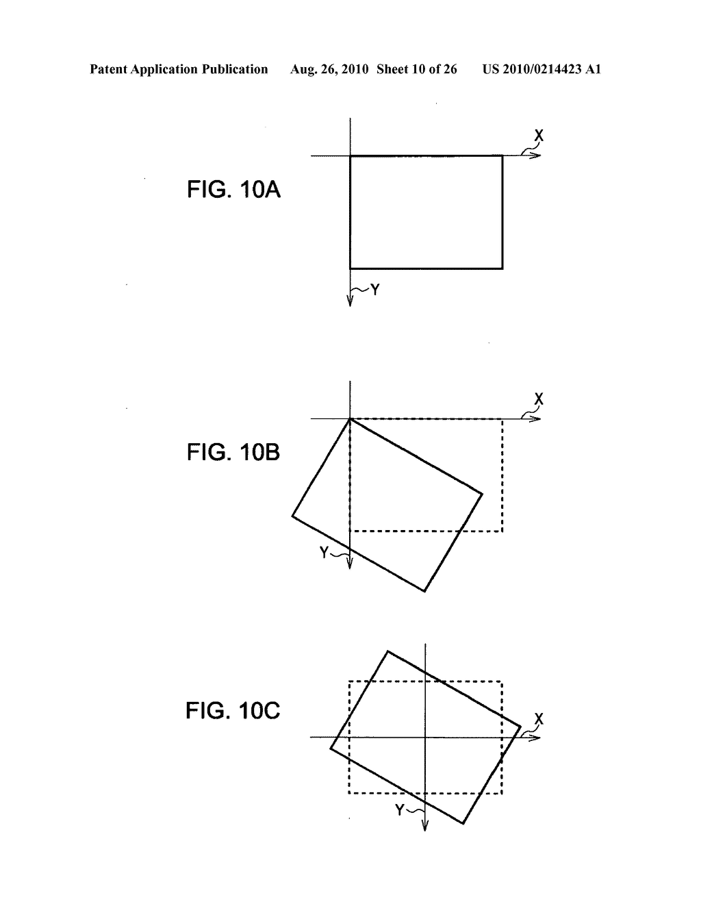 Image processing device, focal plane distortion component calculation method, image processing program, and recording medium - diagram, schematic, and image 11