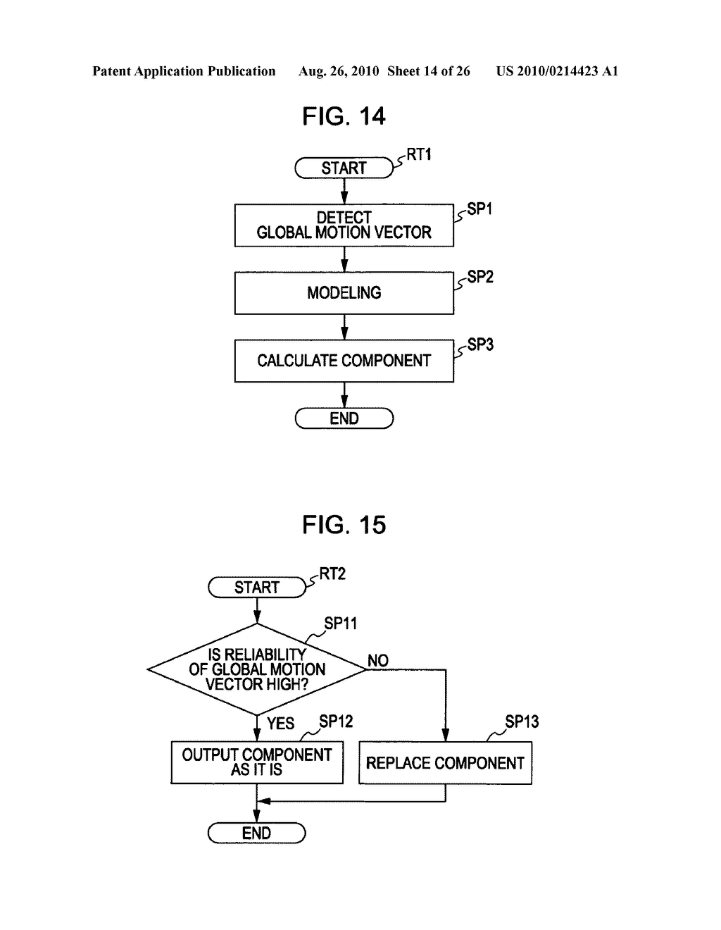 Image processing device, focal plane distortion component calculation method, image processing program, and recording medium - diagram, schematic, and image 15