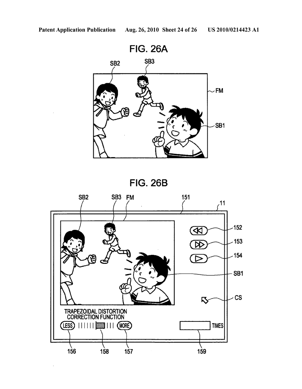 Image processing device, focal plane distortion component calculation method, image processing program, and recording medium - diagram, schematic, and image 25