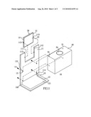 Projector frame for double-function projection diagram and image