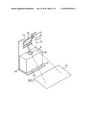 Projector frame for double-function projection diagram and image