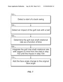 SYSTEM FOR DETERMINING PERFORMANCE CHARACTERISTICS OF A GOLF SWING diagram and image