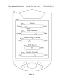 SYSTEM FOR DETERMINING PERFORMANCE CHARACTERISTICS OF A GOLF SWING diagram and image