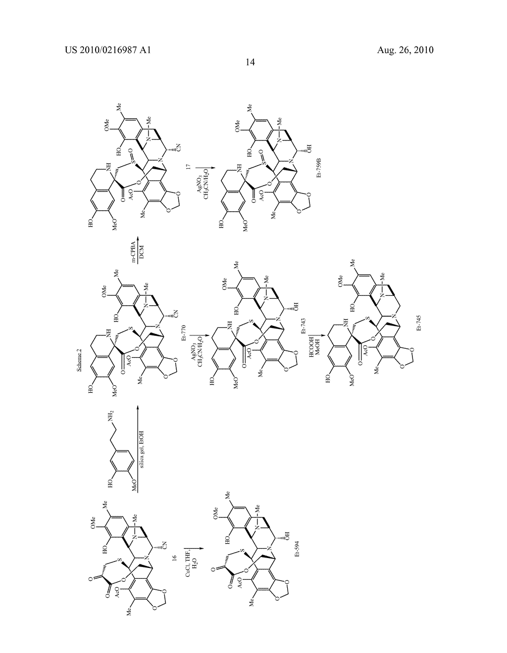 SYNTHESIS OF NATURALLY OCCURING ECTEINASCIDINS AND RELATED COMPOUNDS - diagram, schematic, and image 15