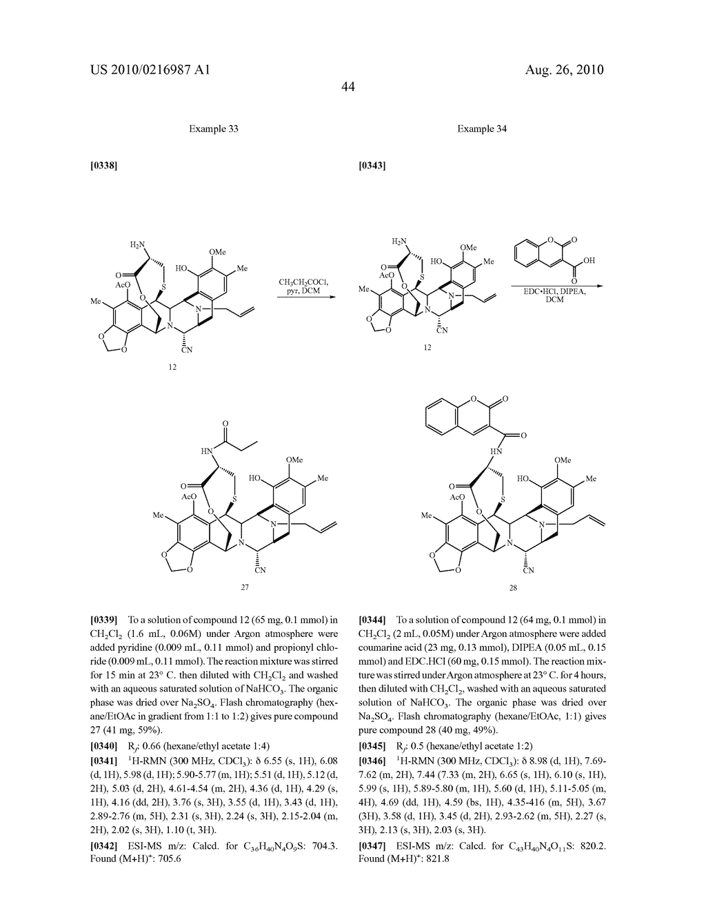 SYNTHESIS OF NATURALLY OCCURING ECTEINASCIDINS AND RELATED COMPOUNDS - diagram, schematic, and image 44