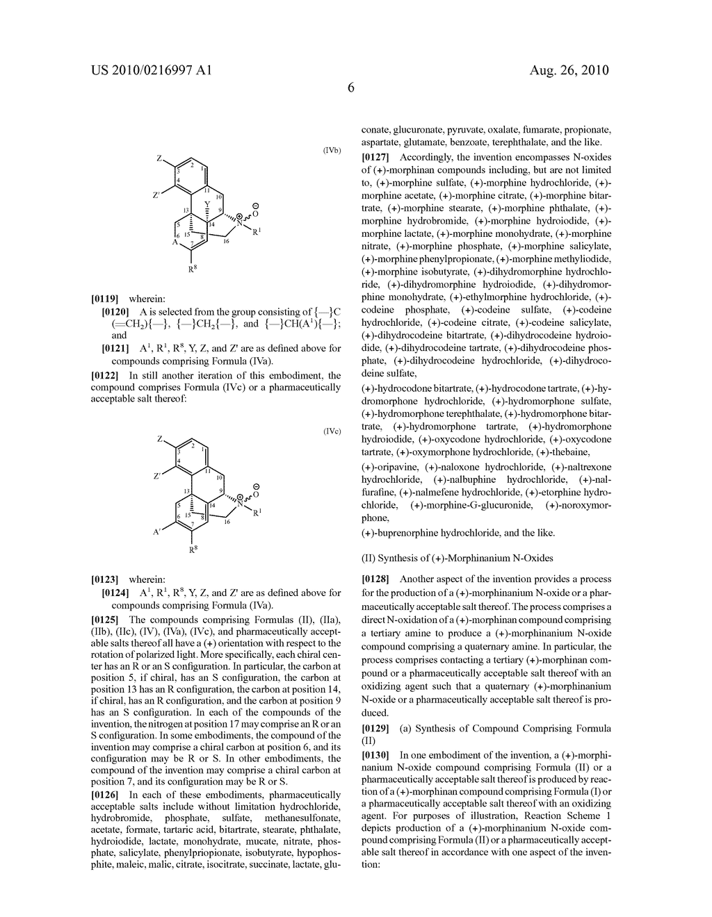 (+)-Morphinanium N-Oxides and Processes for their Production - diagram, schematic, and image 07