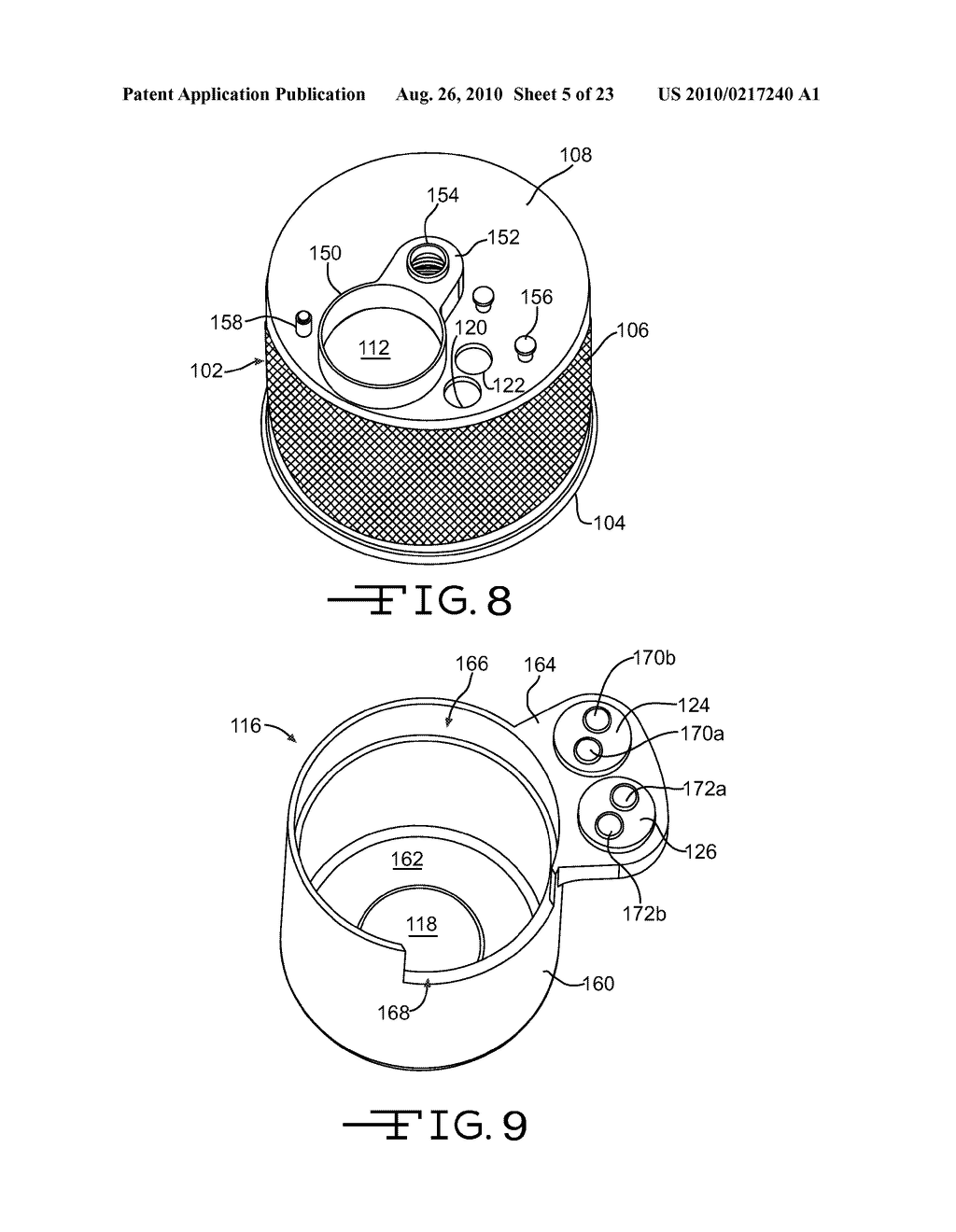 PARTIALLY IMPLANTABLE MEDICAL DEVICES WITH CARTRIDGE MOVEMENT SENSOR AND ASSOCIATED METHODS - diagram, schematic, and image 06