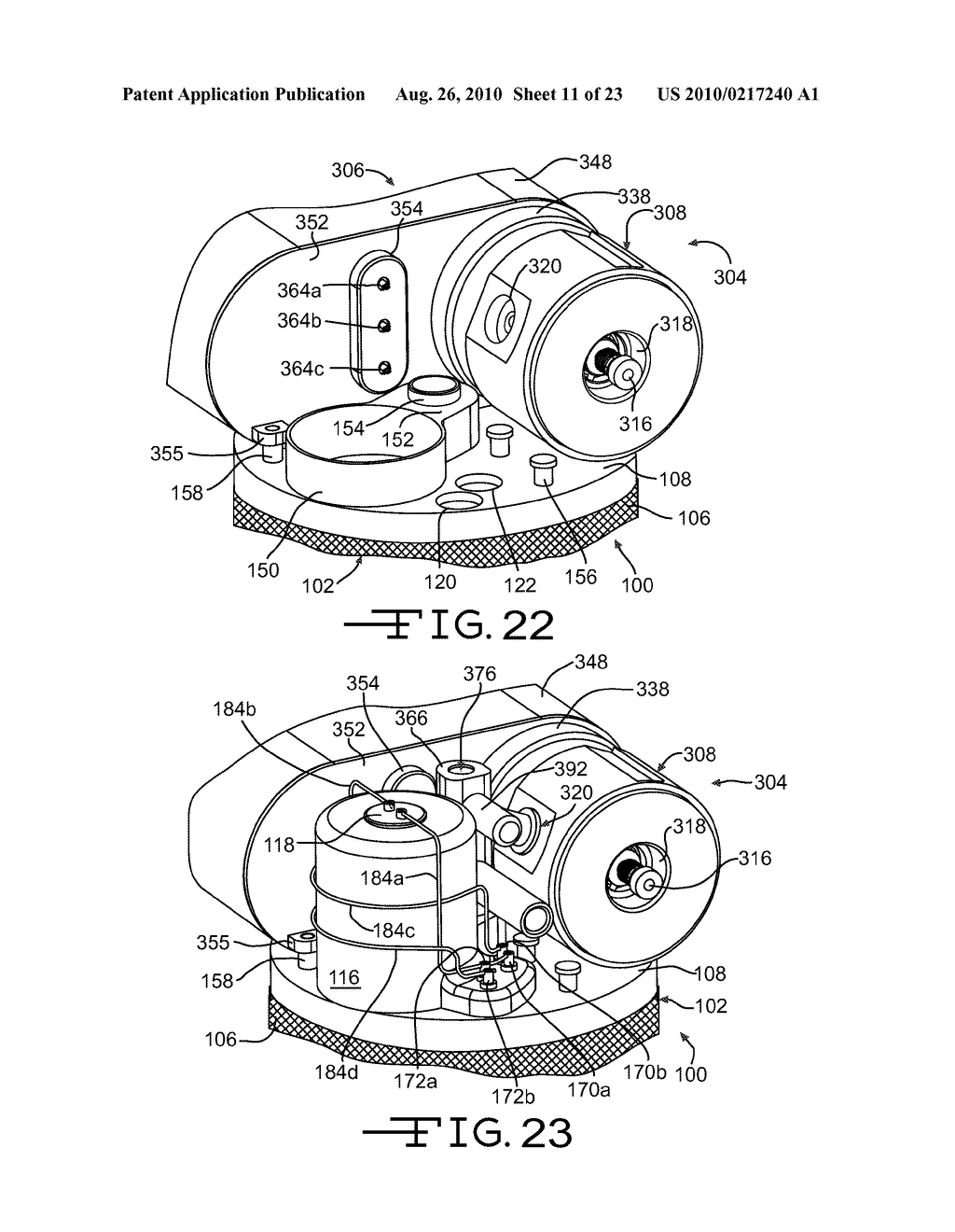 PARTIALLY IMPLANTABLE MEDICAL DEVICES WITH CARTRIDGE MOVEMENT SENSOR AND ASSOCIATED METHODS - diagram, schematic, and image 12