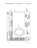 Method for automatically sensing a set of items diagram and image