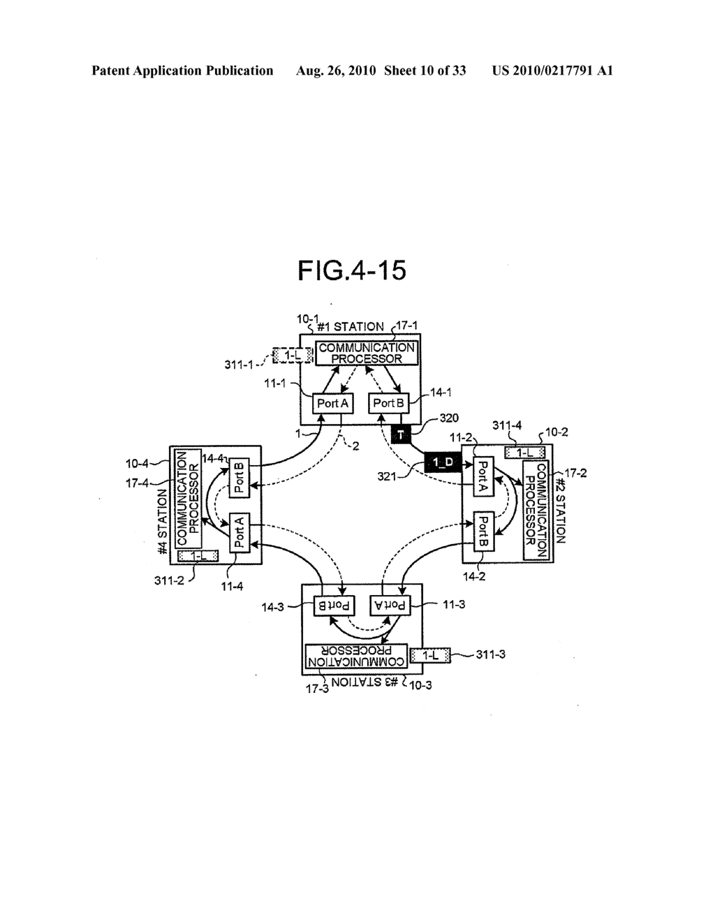 COMMUNICATION NODE, AND TOKEN ISSUING METHOD AND TOKEN-RING COMMUNICATION METHOD IN RING COMMUNICATION SYSTEM - diagram, schematic, and image 11