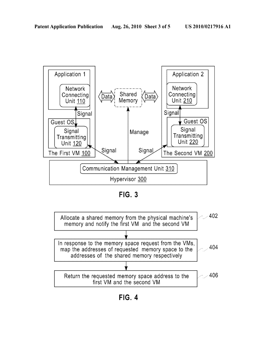 METHOD AND APPARATUS FOR FACILITATING COMMUNICATION BETWEEN VIRTUAL MACHINES - diagram, schematic, and image 04