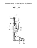 DOOR OPENING AND CLOSING MECHANISM AND RECORDING AND/OR PLAYBACK APPARATUS diagram and image