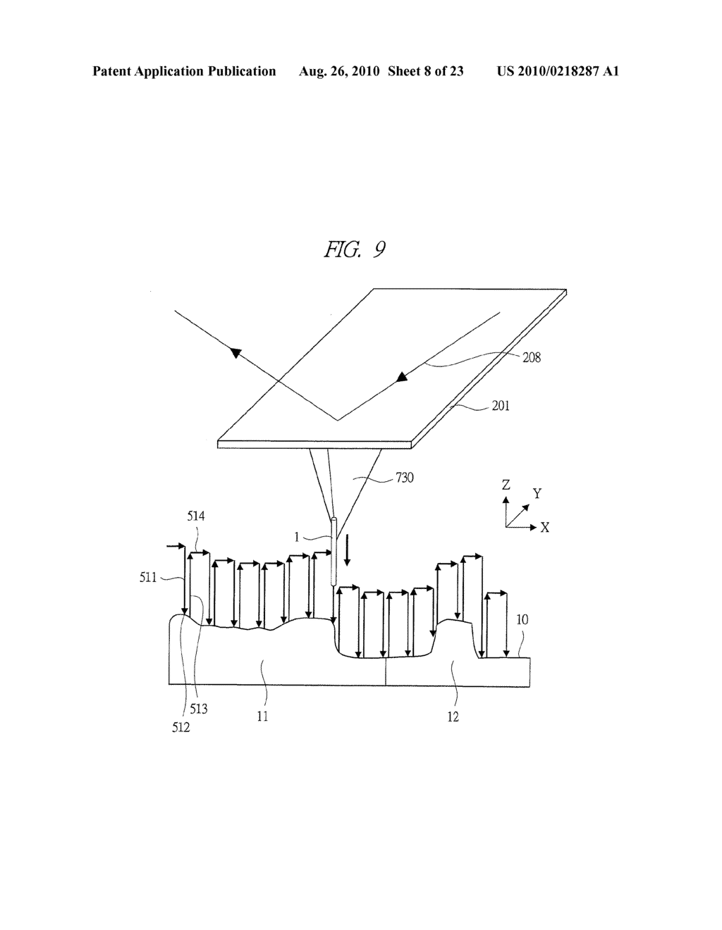 SCANNING PROBE MICROSCOPE AND METHOD OF OBSERVING SAMPLE USING THE SAME - diagram, schematic, and image 09