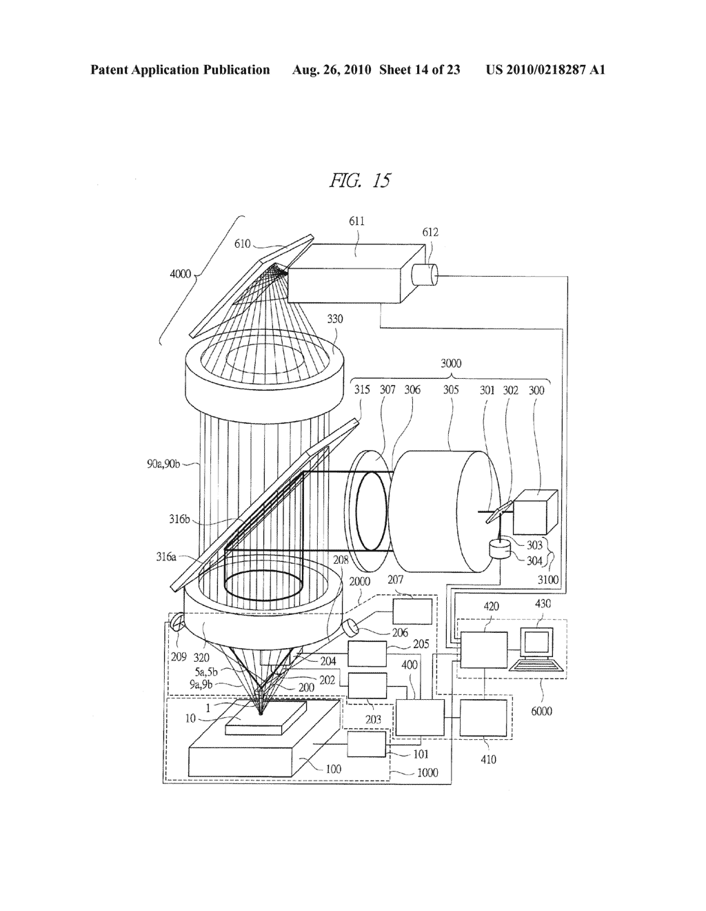 SCANNING PROBE MICROSCOPE AND METHOD OF OBSERVING SAMPLE USING THE SAME - diagram, schematic, and image 15