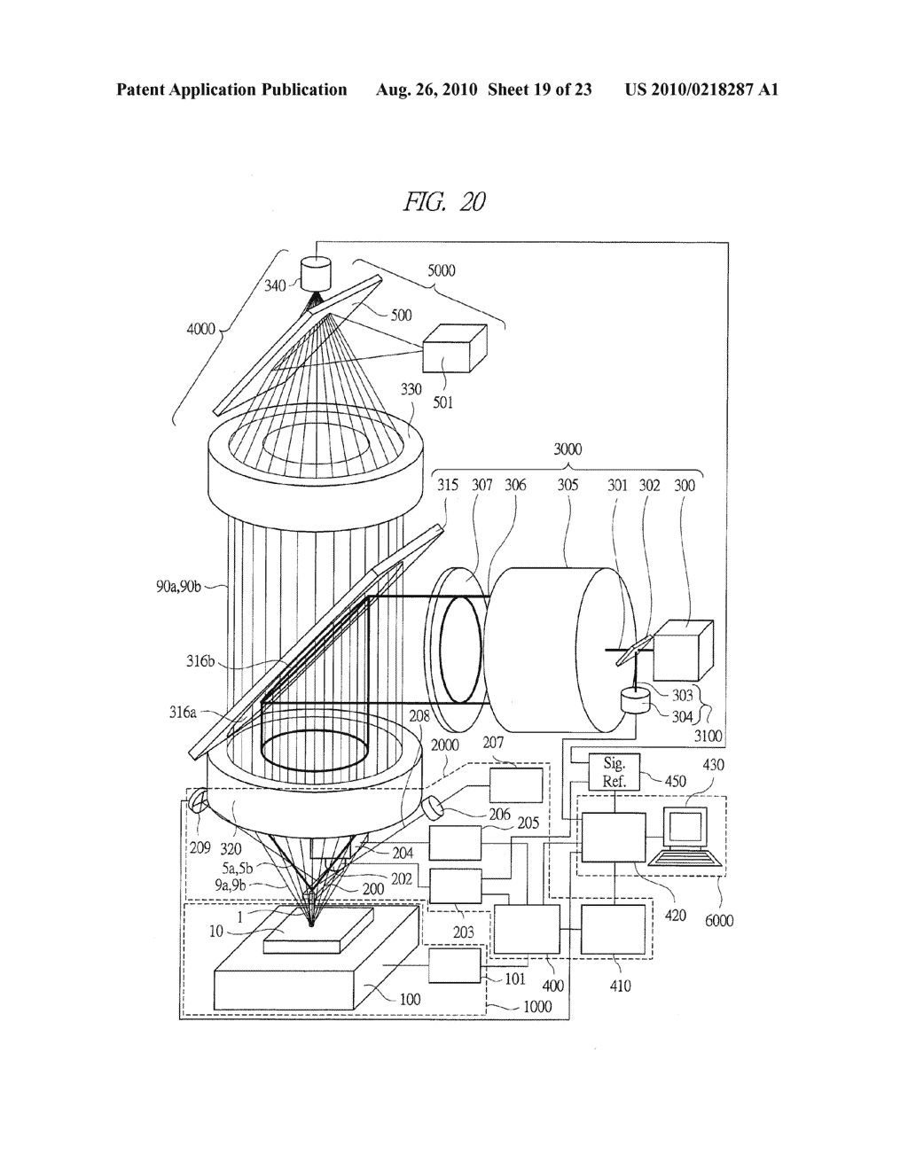SCANNING PROBE MICROSCOPE AND METHOD OF OBSERVING SAMPLE USING THE SAME - diagram, schematic, and image 20