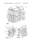 MODULAR BODY FOR USE ON AN ARMORED VEHICLE diagram and image