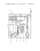 Hoof bath system diagram and image