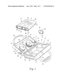 STORAGE SYSTEM FOR AN APPARATUS THAT DELIVERS BREATHABLE GAS TO A PATIENT diagram and image