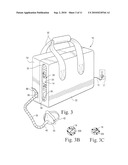 STORAGE SYSTEM FOR AN APPARATUS THAT DELIVERS BREATHABLE GAS TO A PATIENT diagram and image