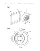 Fuel tank opening-closing device diagram and image