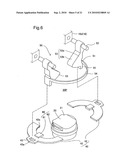 Fuel tank opening-closing device diagram and image