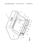 AUTOMATIC PAPER TOWEL DISPENSER WITH DRIVEN ROLLER ON LOADING DOOR diagram and image