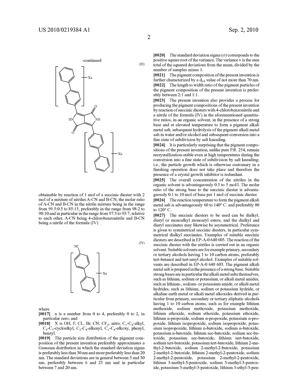 Diketopyrrolopyrrole Pigment Composition For Use In Color Filters - diagram, schematic, and image 03