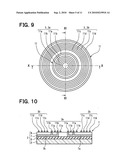 Surface acoustic wave device diagram and image