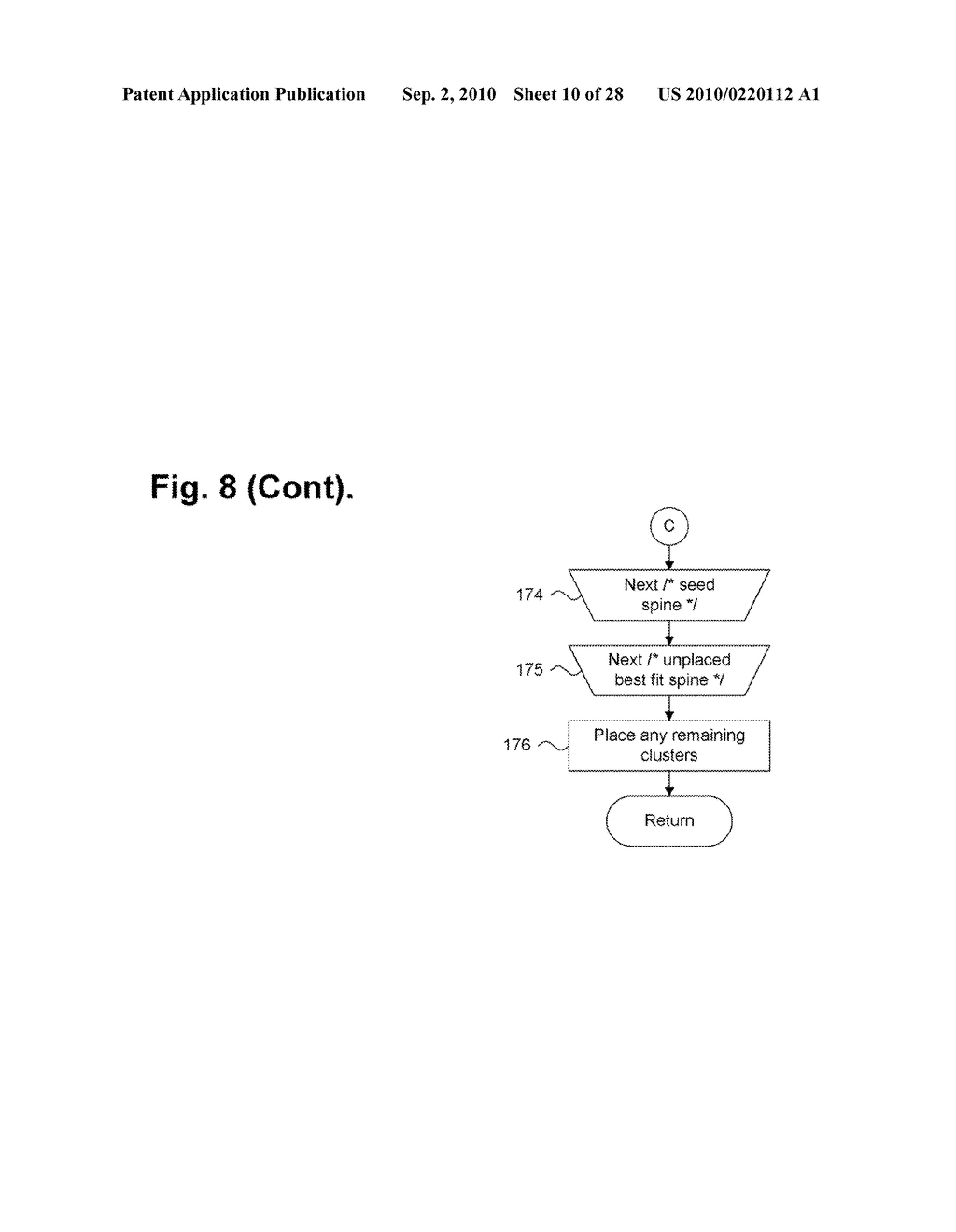 System and Method for Grouping Cluster Spines Into a Two-Dimensional Visual Display Space - diagram, schematic, and image 11