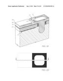 INKJET PRINTHEAD WITH NOZZLES SUPPLIED THROUGH APERTURES IN THE CHASSIS diagram and image