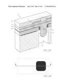 INKJET PRINTHEAD WITH NOZZLES SUPPLIED THROUGH APERTURES IN THE CHASSIS diagram and image