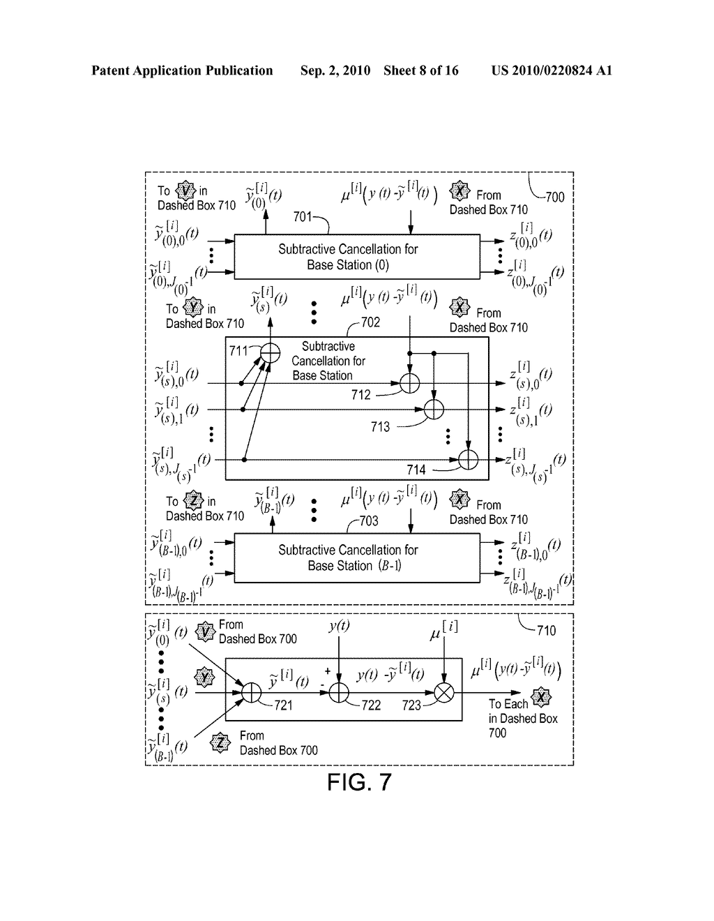 ITERATIVE INTERFERENCE CANCELLATION USING MIXED FEEDBACK WEIGHTS AND STABILIZING STEP SIZES - diagram, schematic, and image 09