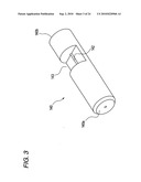 OPTICAL CONNECTOR, METHOD OF ATTACHING THE OPTICAL CONNECTOR TO COATED OPTICAL FIBER, AND OPTICAL CONNECTION MEMBER diagram and image