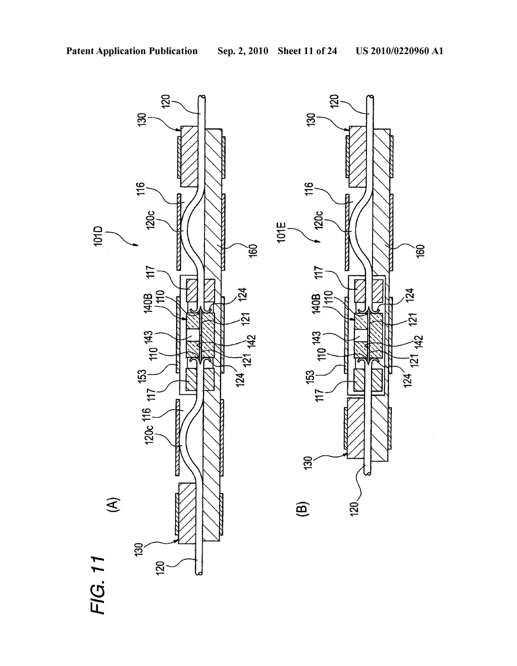 OPTICAL CONNECTOR, METHOD OF ATTACHING THE OPTICAL CONNECTOR TO COATED OPTICAL FIBER, AND OPTICAL CONNECTION MEMBER - diagram, schematic, and image 12
